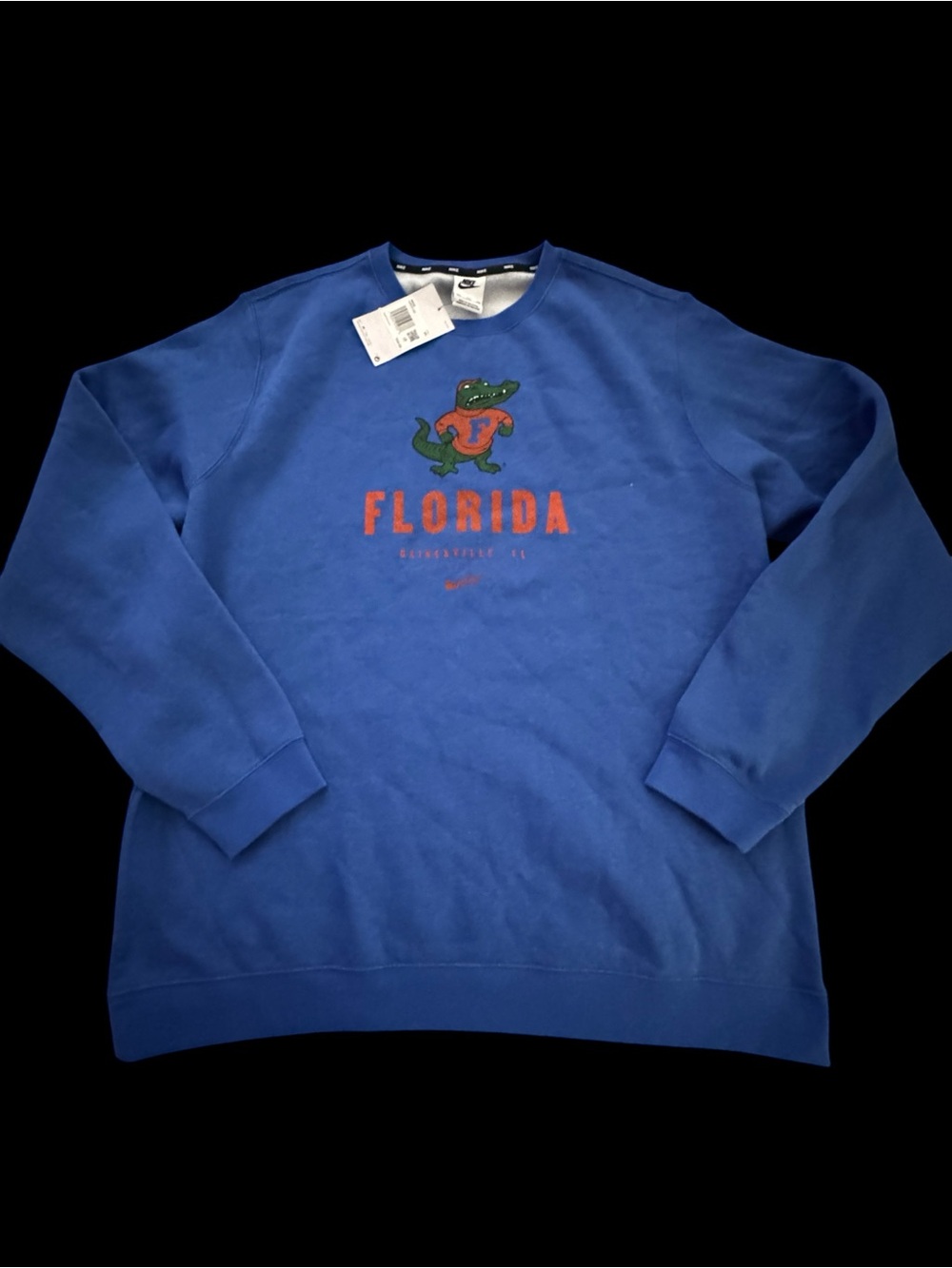 New men’s Nike Florida Gators Blue Crewneck Sweatshirt 2XL